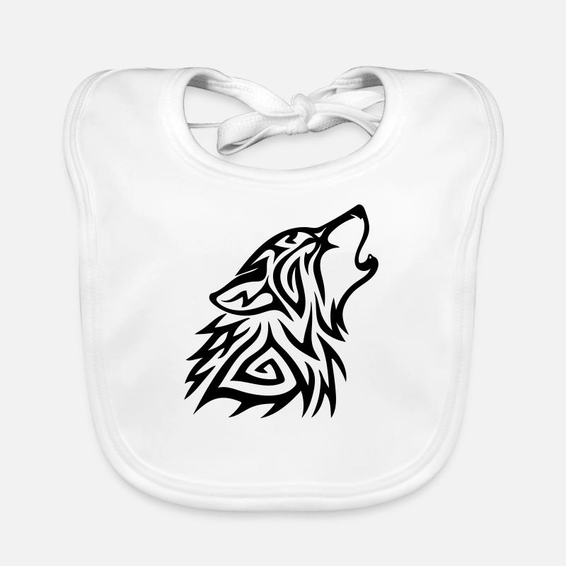 Loup Bavoir bio Bébé