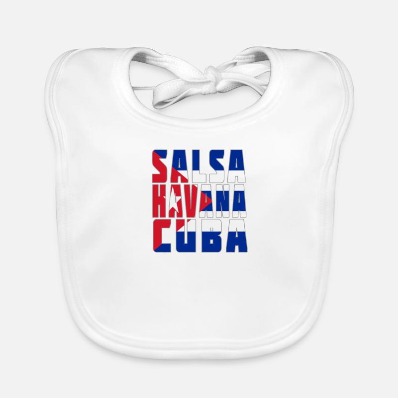 Salsa Havana Cuba salsa dance dance gift shirt Organic Baby Bibs