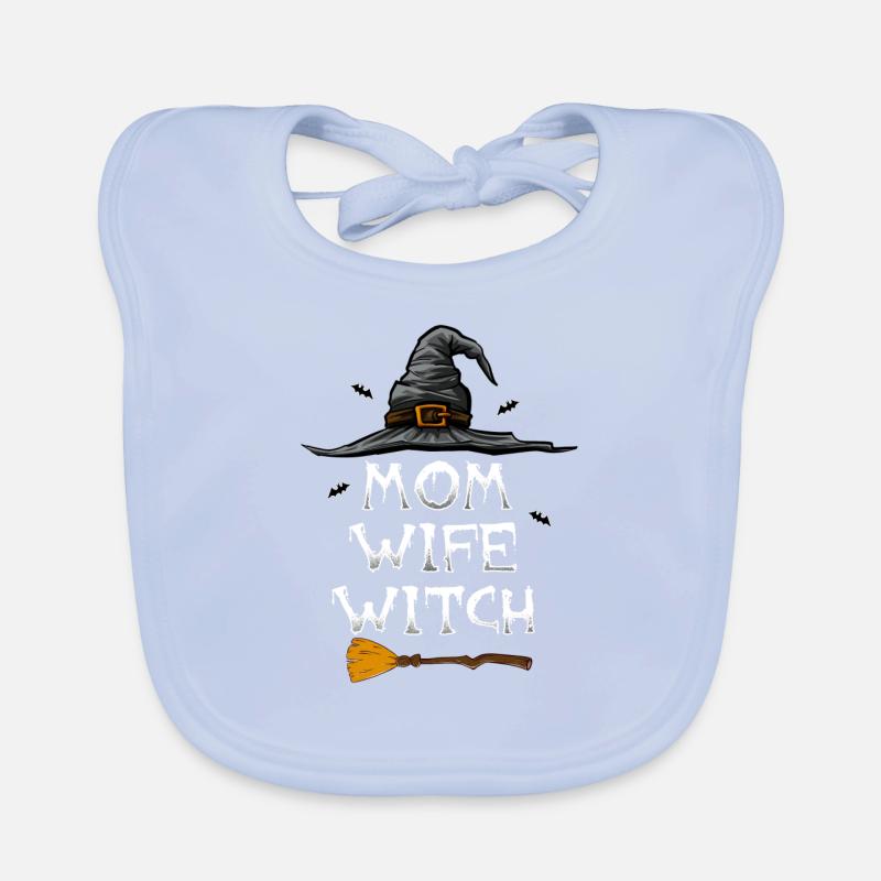 Mutter Frau Hexe Halloween Baby Bio-Lätzchen