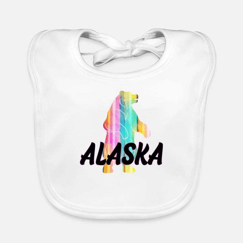 Ours de l’Alaska Bavoir bio Bébé