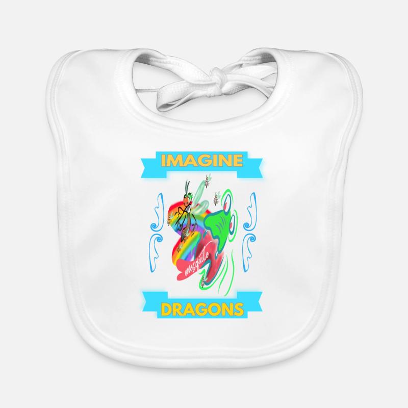 Imagine Dragon Organic Baby Bibs