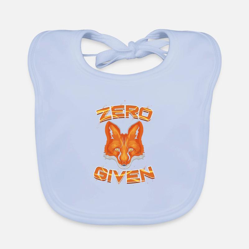 Fox Zero Fox Given animal lovers red fox Organic Baby Bibs
