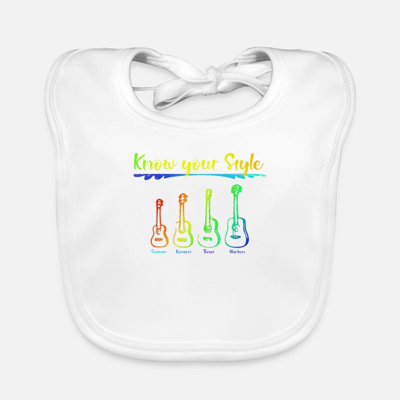 Ukulele Größen Baby Bio-Lätzchen
