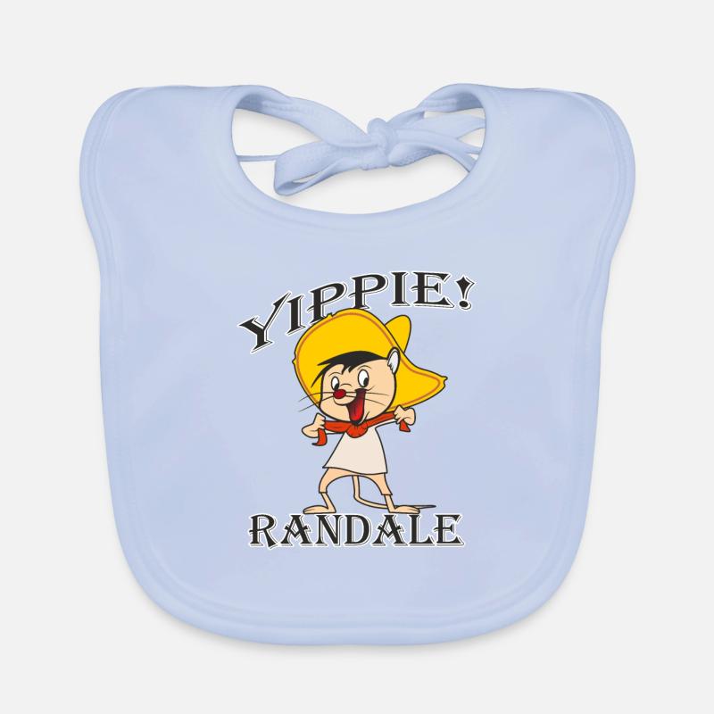 Mouse Mexico Yippie Riots Organic Baby Bibs
