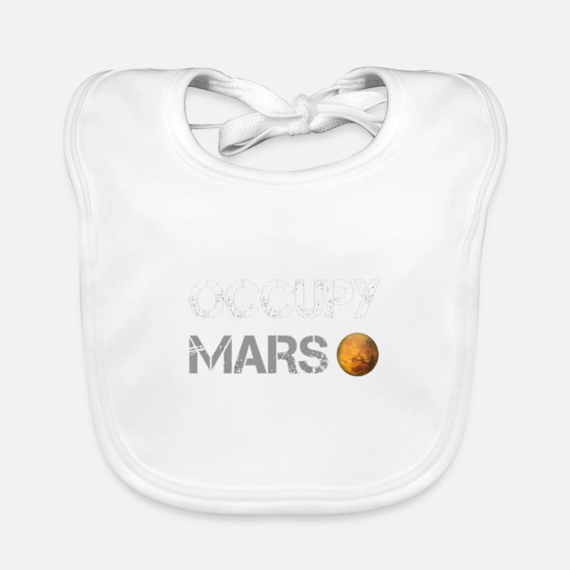 Occupy Mars - SpaceX Project Gift ideas Organic Baby Bibs