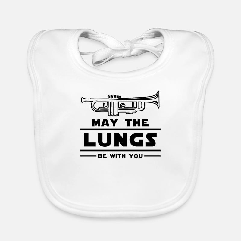 Trompette sort cadeau Bavoir bio Bébé