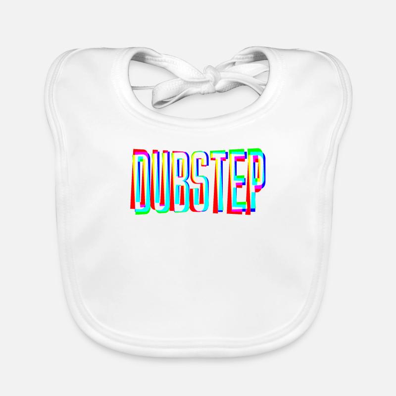 Dubstep Techno Raver Headbanger DJ Gift Organic Baby Bibs