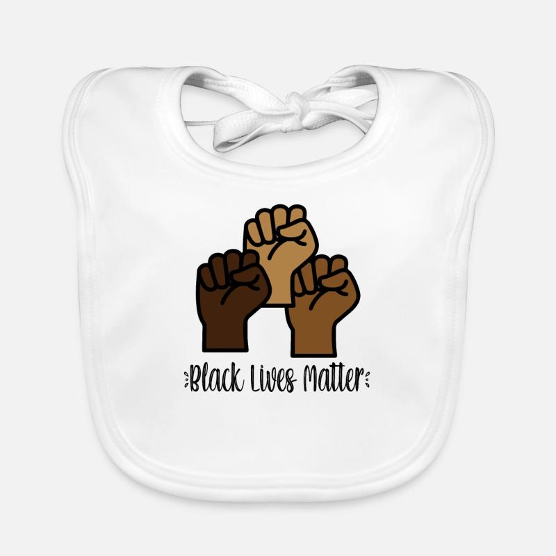 BLM Solidarity Organic Baby Bibs
