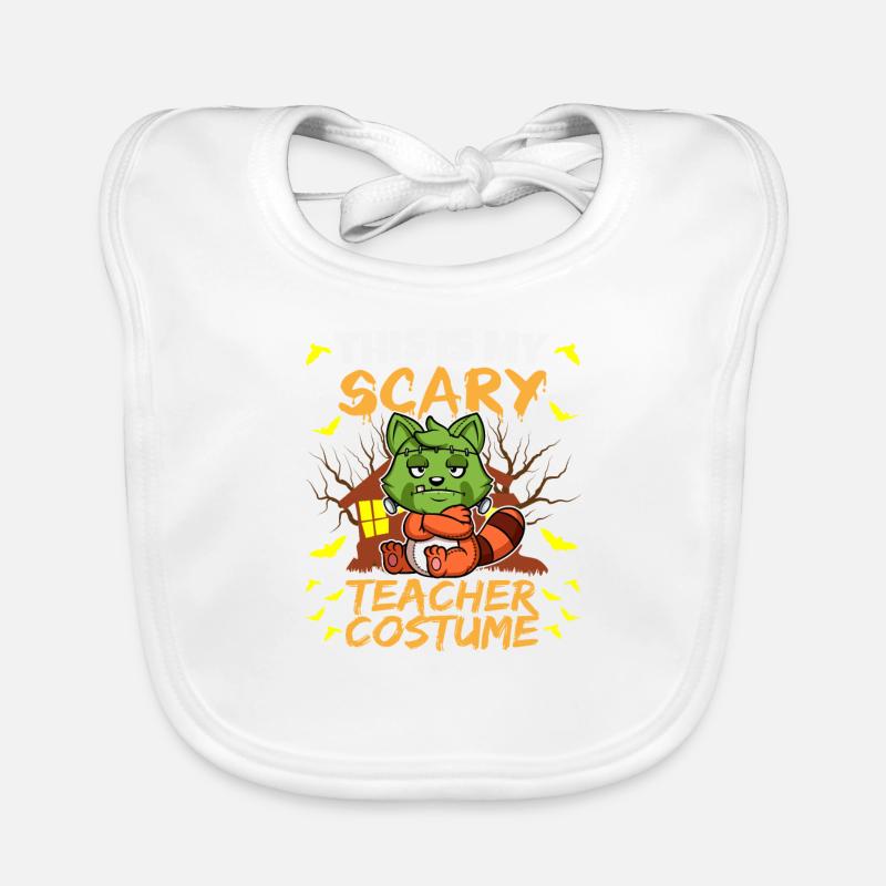 C’est mon effrayant professeur Costume School Halloween Bavoir bio Bébé