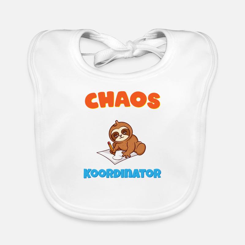 Chaos Coordinator Educator Kindergarten Educator Organic Baby Bibs