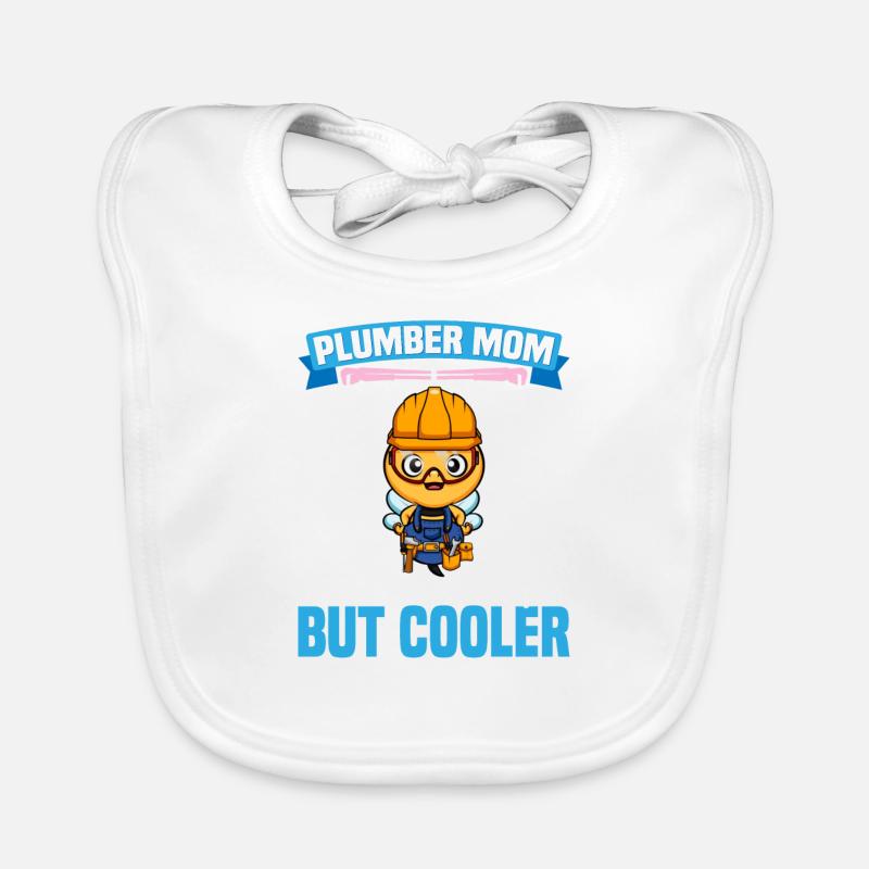 Maman plombière comme une maman régulière mais plus cool Bavoir bio Bébé
