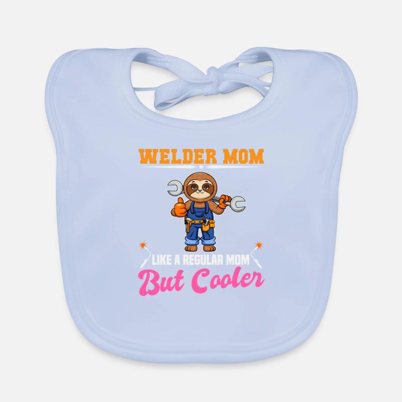 Maman soudeuse comme une maman régulière mais plus cool Bavoir bio Bébé