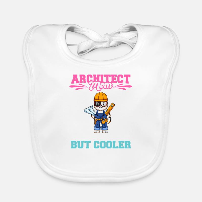 Architecte Maman comme une maman régulière mais plus cool Bavoir bio Bébé