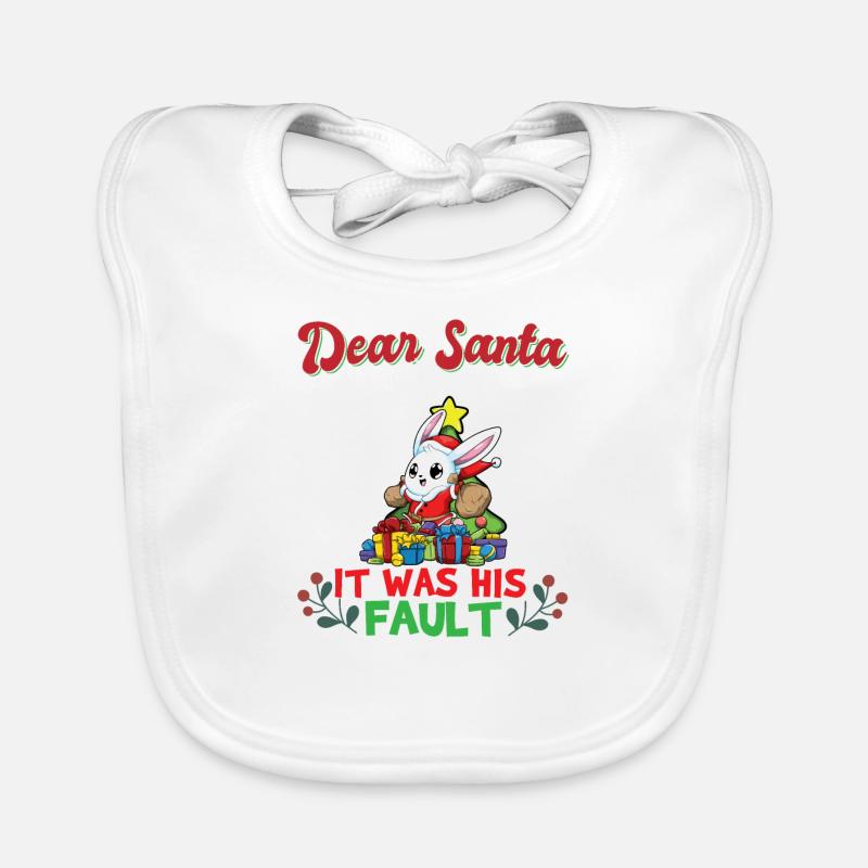 Cher Père Noël, c’était de sa faute si ses frères et sœurs correspondaient à Noël Bavoir bio Bébé