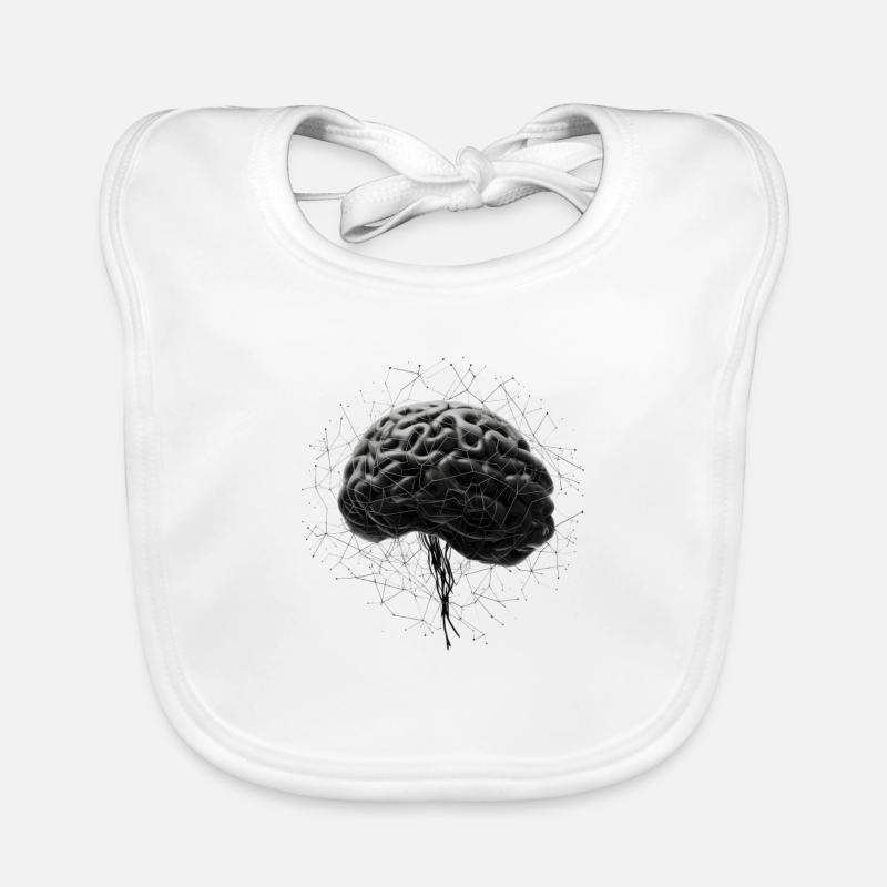 Algorithme informatique d’apprentissage profond de l’IA neuronale cérébrale Bavoir bio Bébé