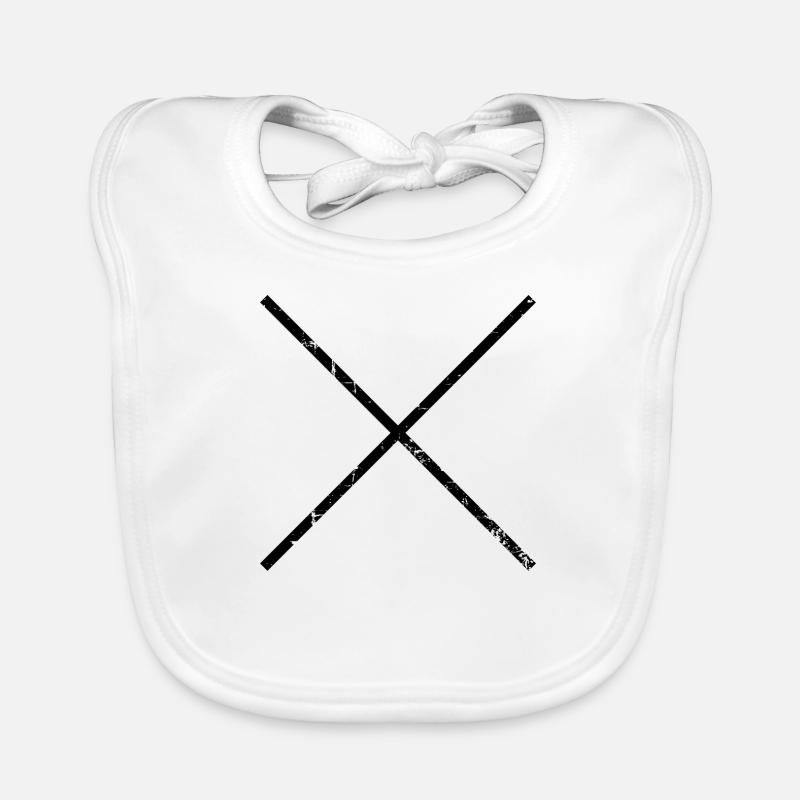 Cross Organic Baby Bibs