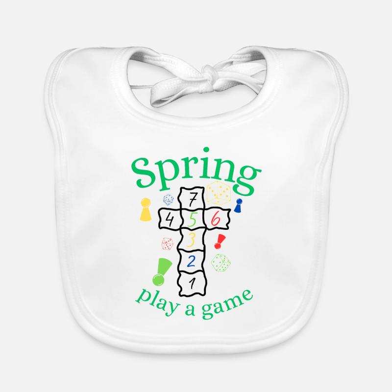 Printemps | Printemps | Jeu | S’amuser | Divertissement Bavoir bio Bébé