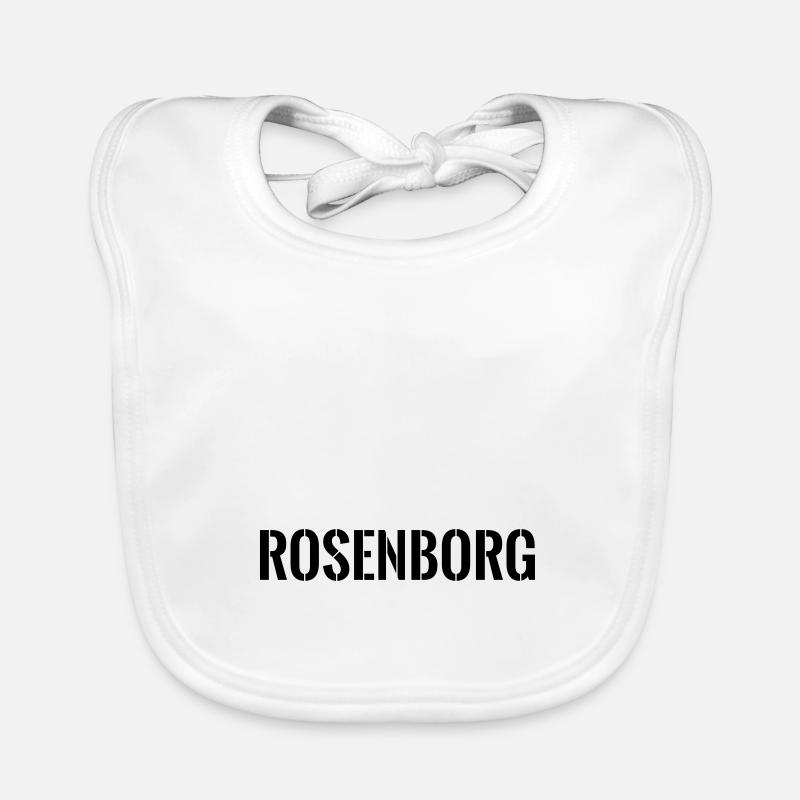 Rosenborg - Bavoir bio Bébé - blanc