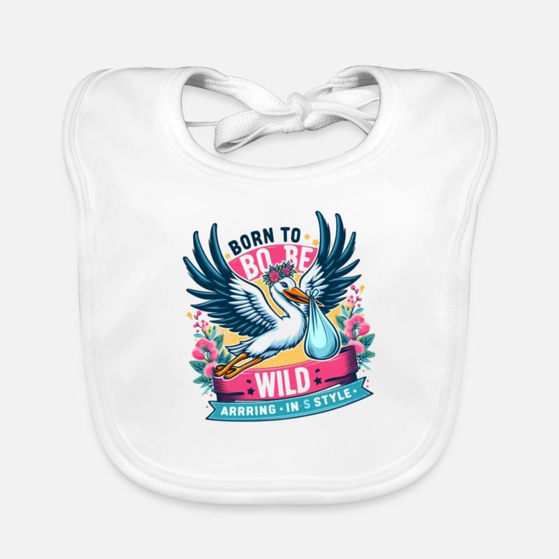 Storch Glückskind Baby Bio-Lätzchen