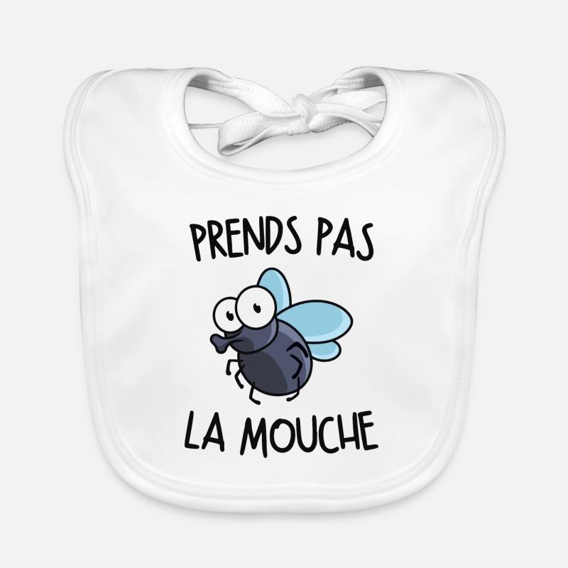 Prends pas la mouche Bavoir bio Bébé