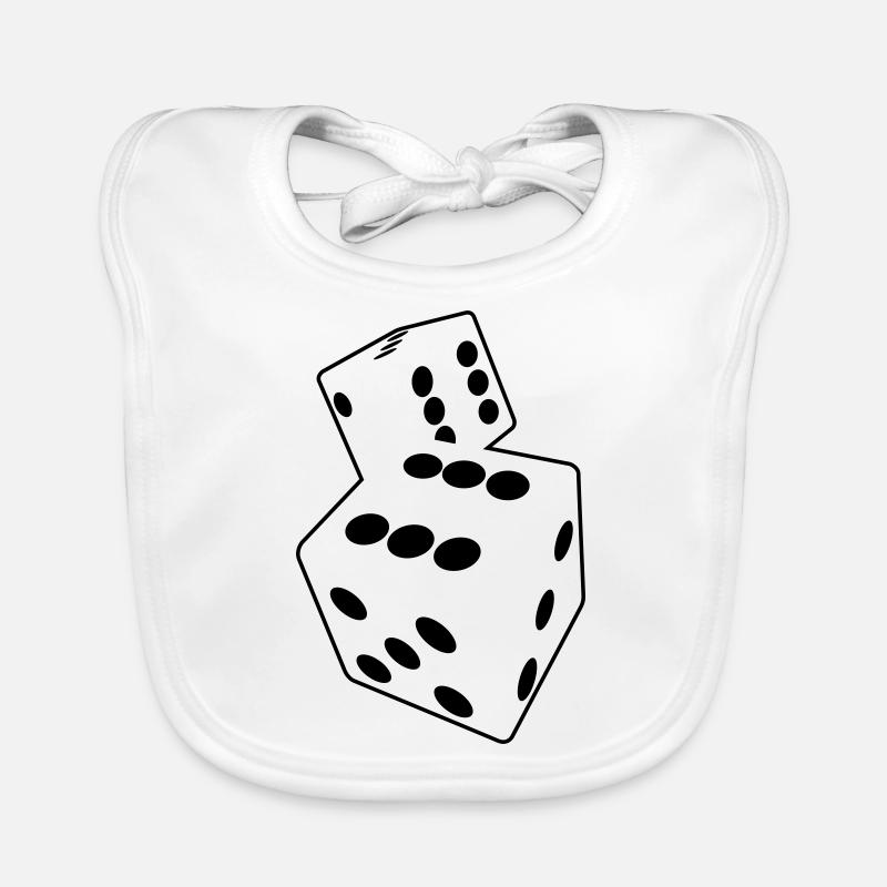 dices_1clr Organic Baby Bibs