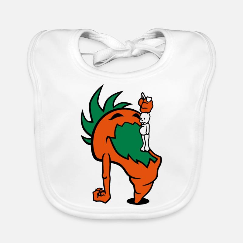 Hungry Carrot Bavoir bio Bébé