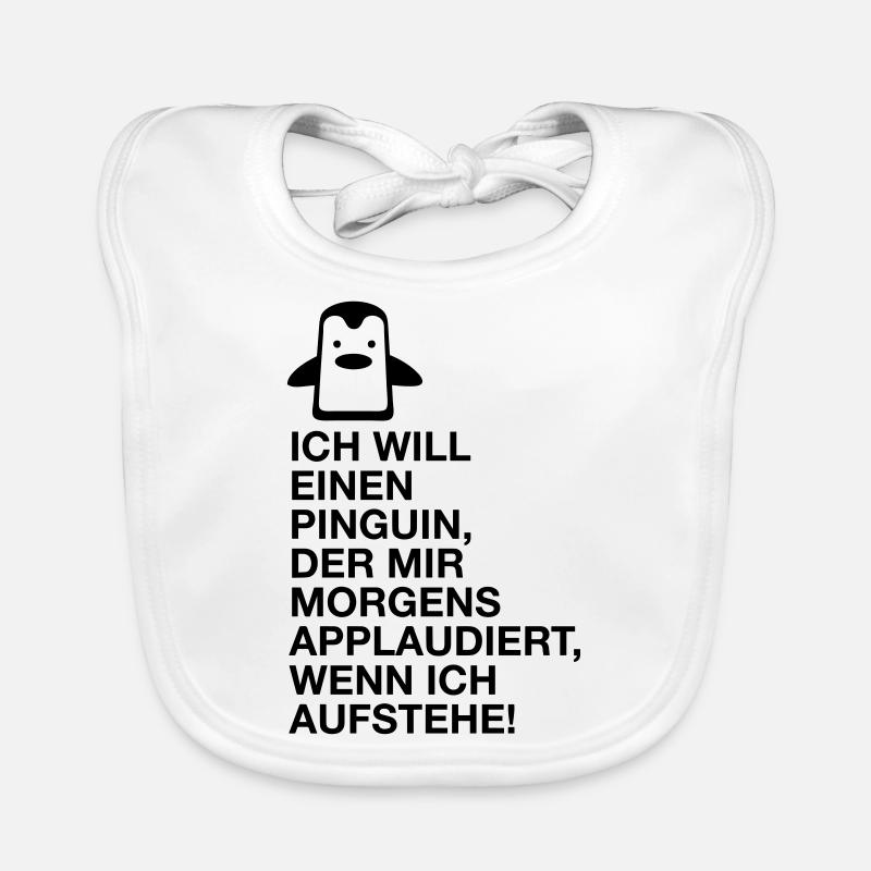 Ich will einen Pinguin der mit applaudiert! (2015) Baby Bio-Lätzchen