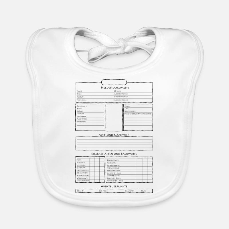 Heldendokuemt Baby Bio-Lätzchen