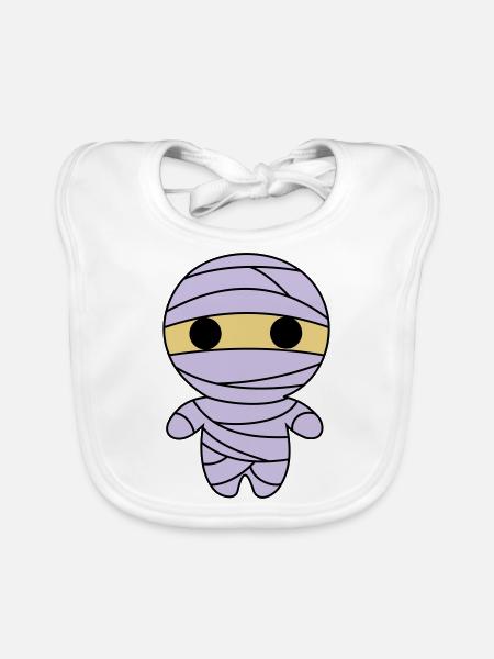 mummy - Organic Baby Bibs - white - Front