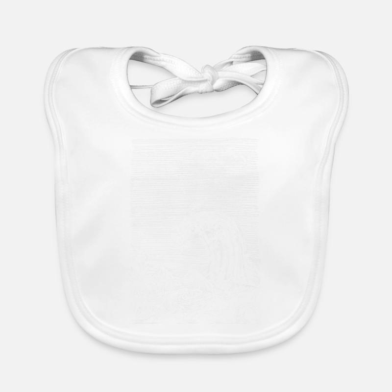 atlantique fabutastique - Bavoir bio Bébé - blanc