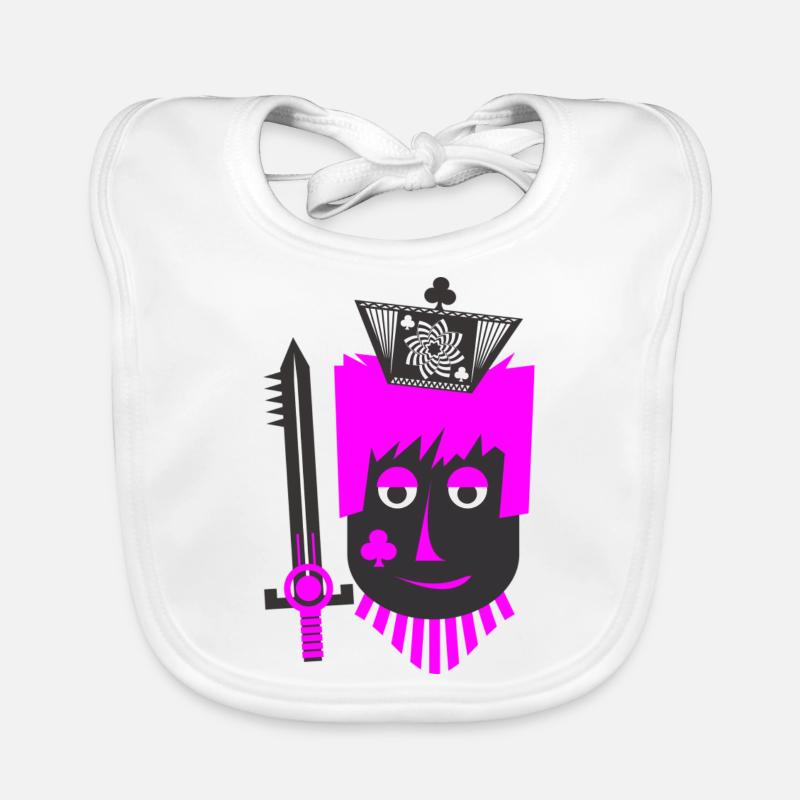 Pink Queen Organic Baby Bibs