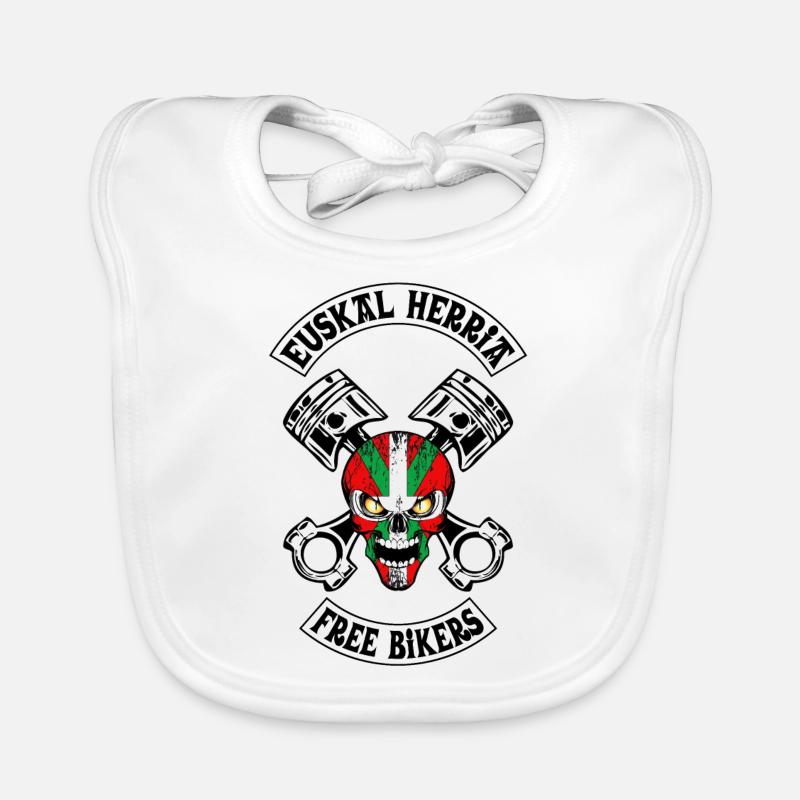Basques Bikers Bavoir bio Bébé