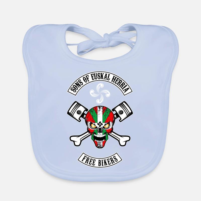 Basques Free Bikers Bavoir bio Bébé