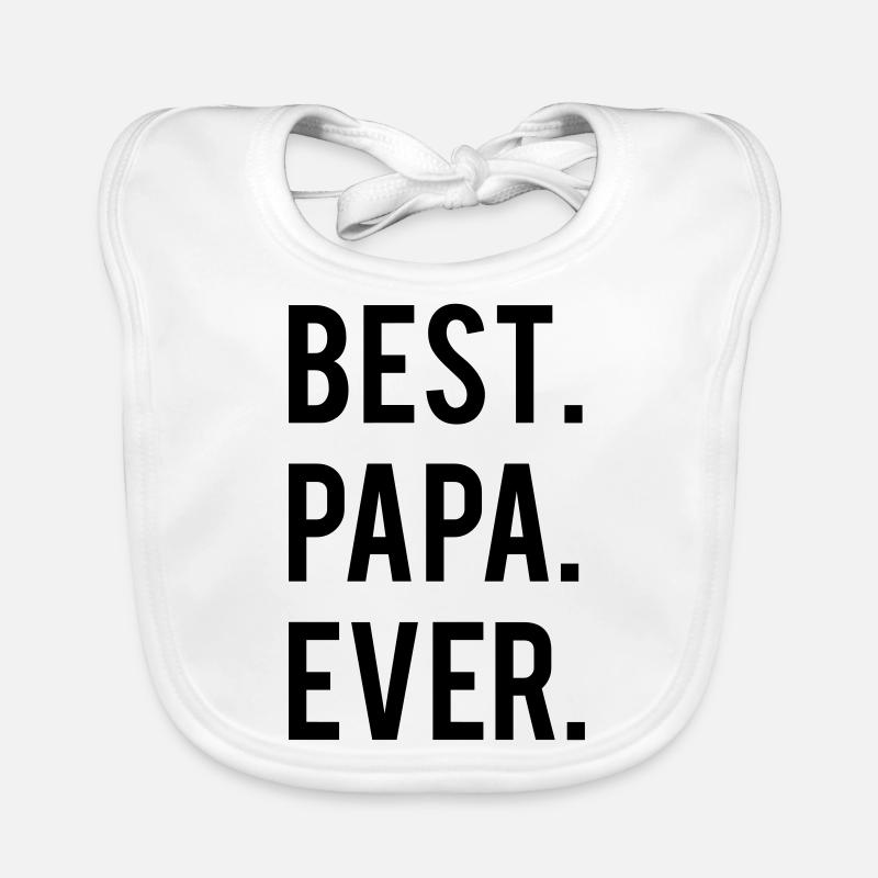 Best papa Ever Baby Bio-Lätzchen