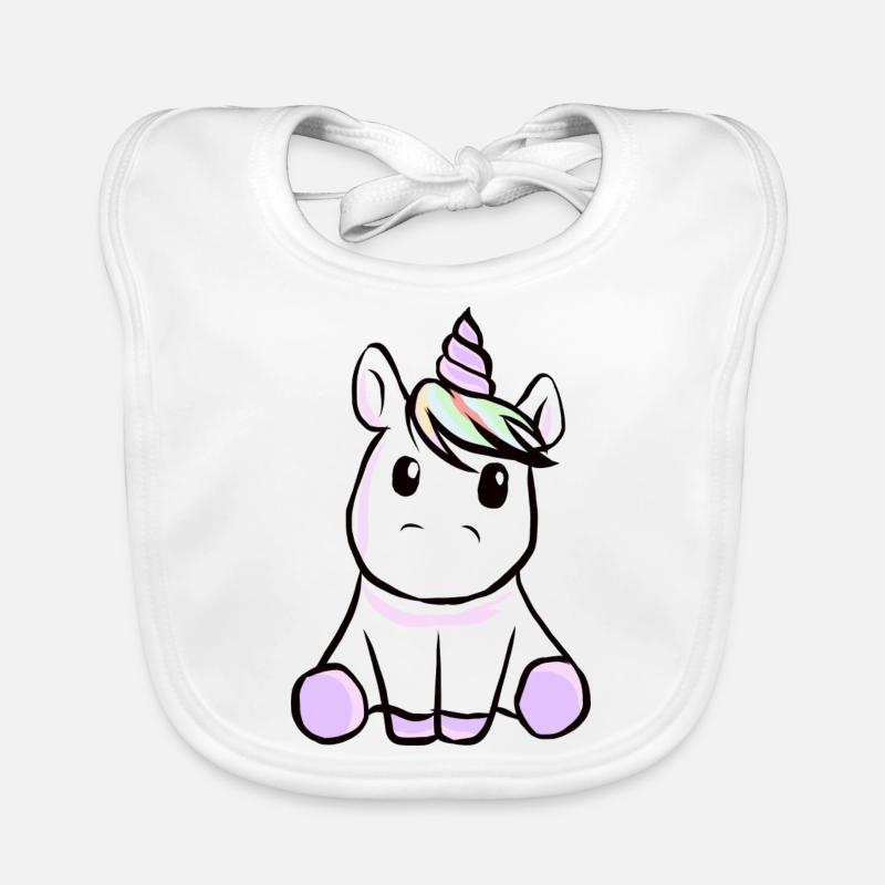 süßes Einhorn Baby Bio-Lätzchen