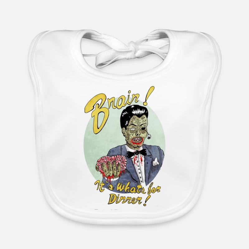 Brain for dinner Baby Bio-Lätzchen