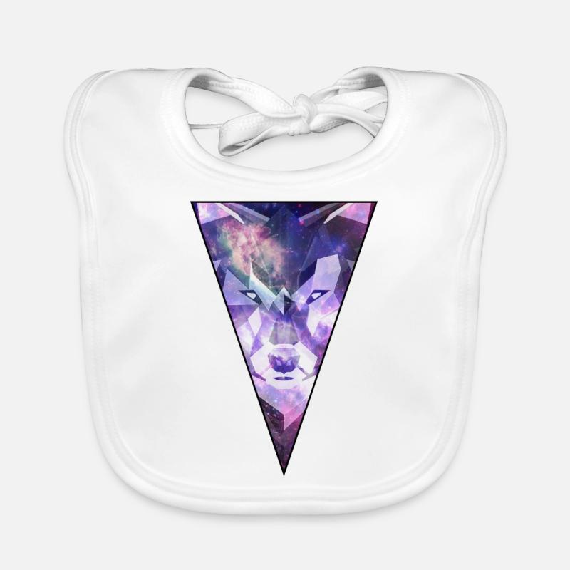 Space Wolf Bavoir bio Bébé