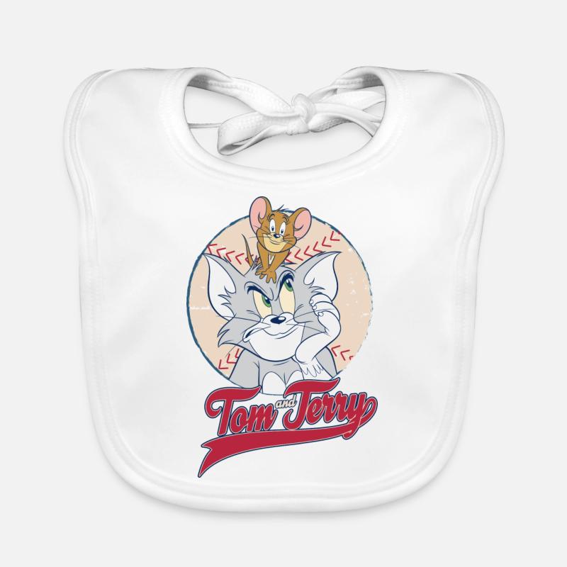 Tom Und Jerry Baseball Baby Bio-Lätzchen
