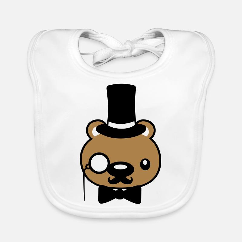 sir gentlemen teddybaer Bavoir bio Bébé