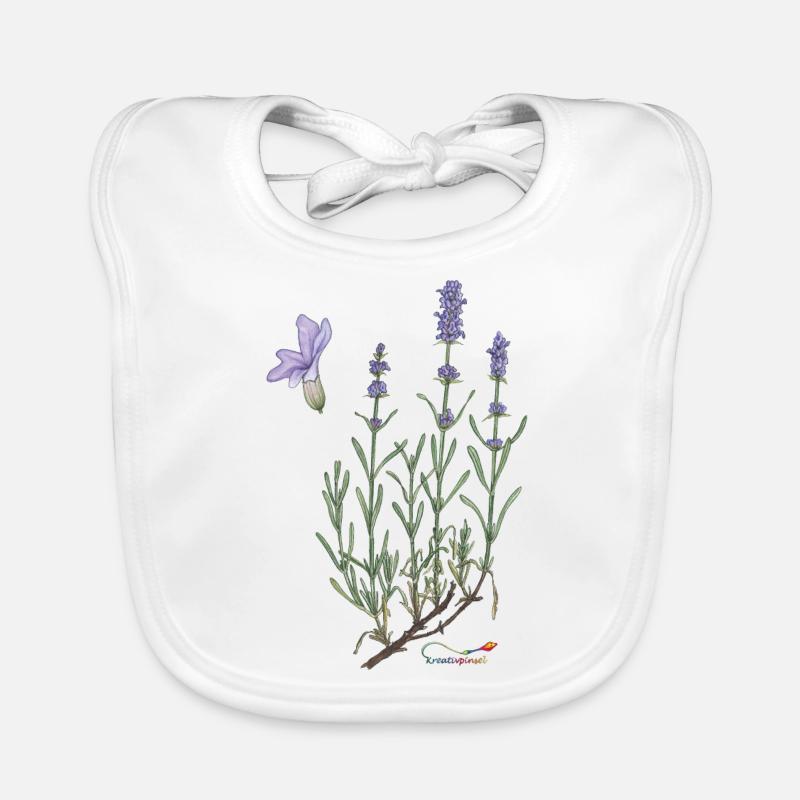 Lavendel Baby Bio-Lätzchen