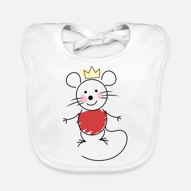 small mouse Organic Baby Bibs