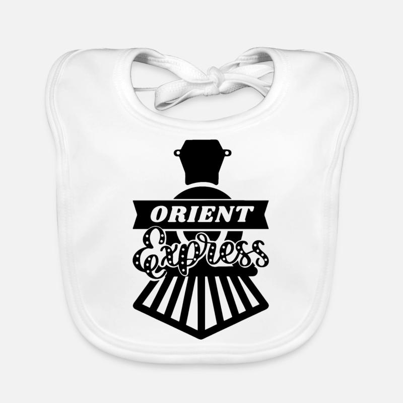 Orient Express Train Vintage Bavoir bio Bébé