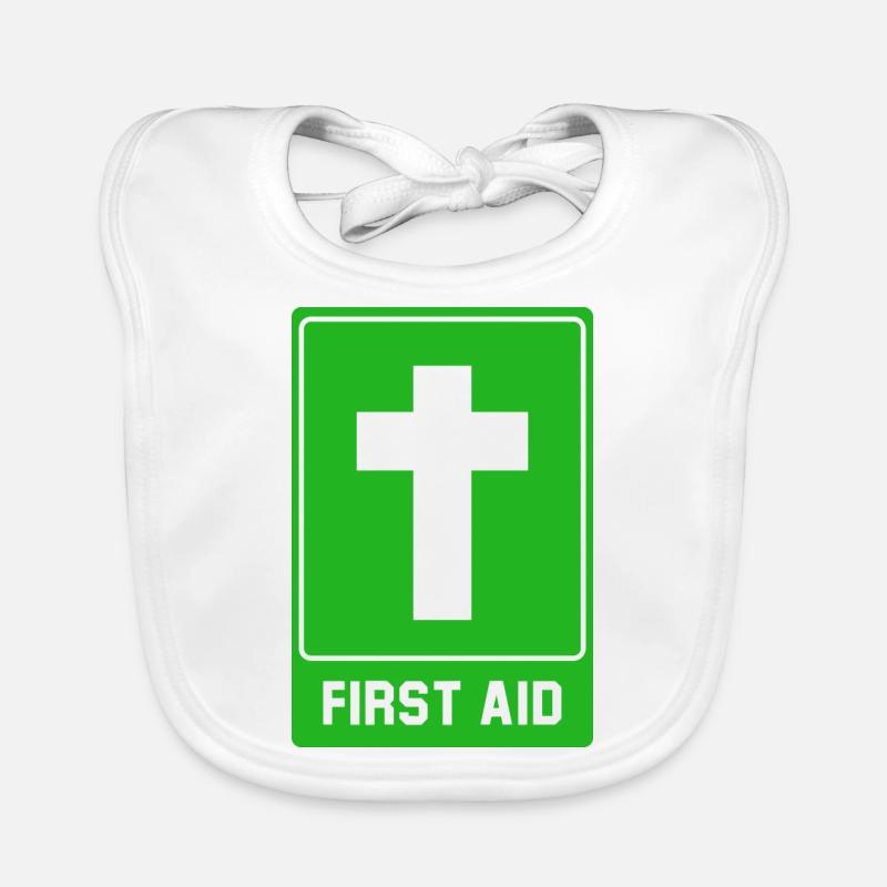 Kreuz First aid Baby Bio-Lätzchen