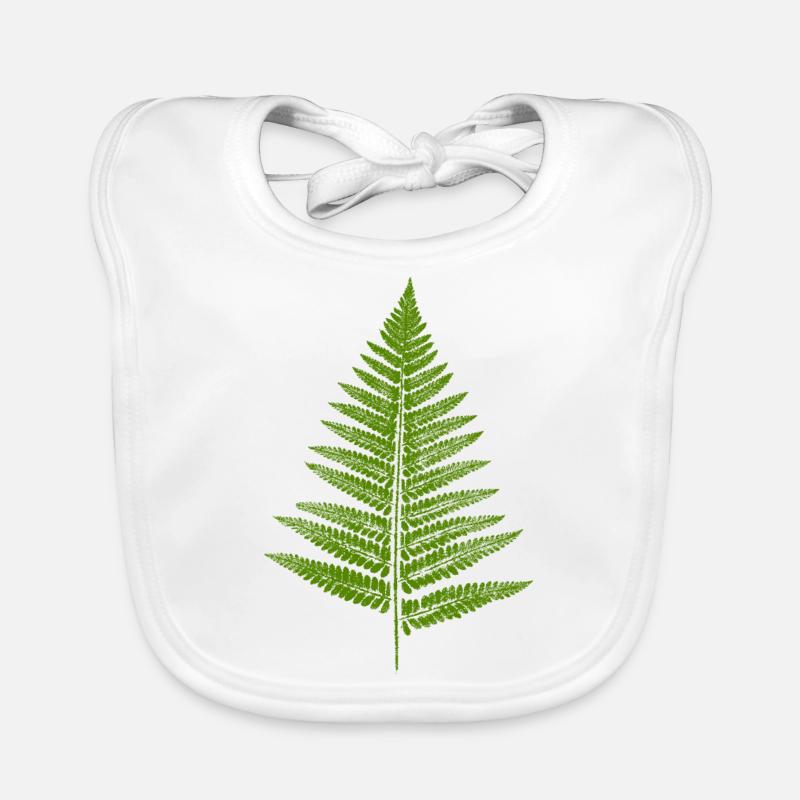 Fern Leaf Organic Baby Bibs