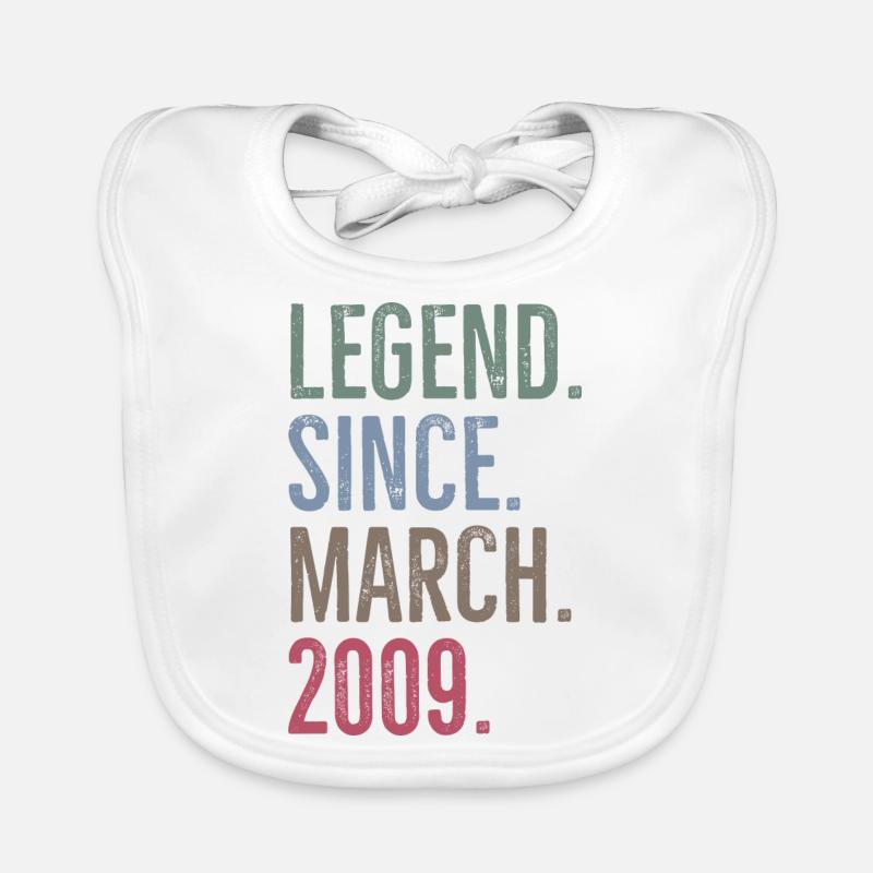 Legend Since March 2009 Organic Baby Bibs