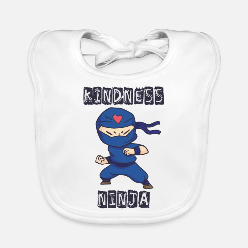 Ninja amical, lutte contre l’intimidation Bavoir bio Bébé