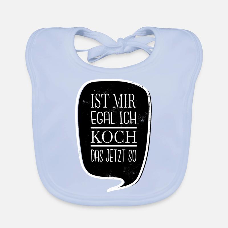 eat 100% vegan gift idea kitchen profession vocation Organic Baby Bibs