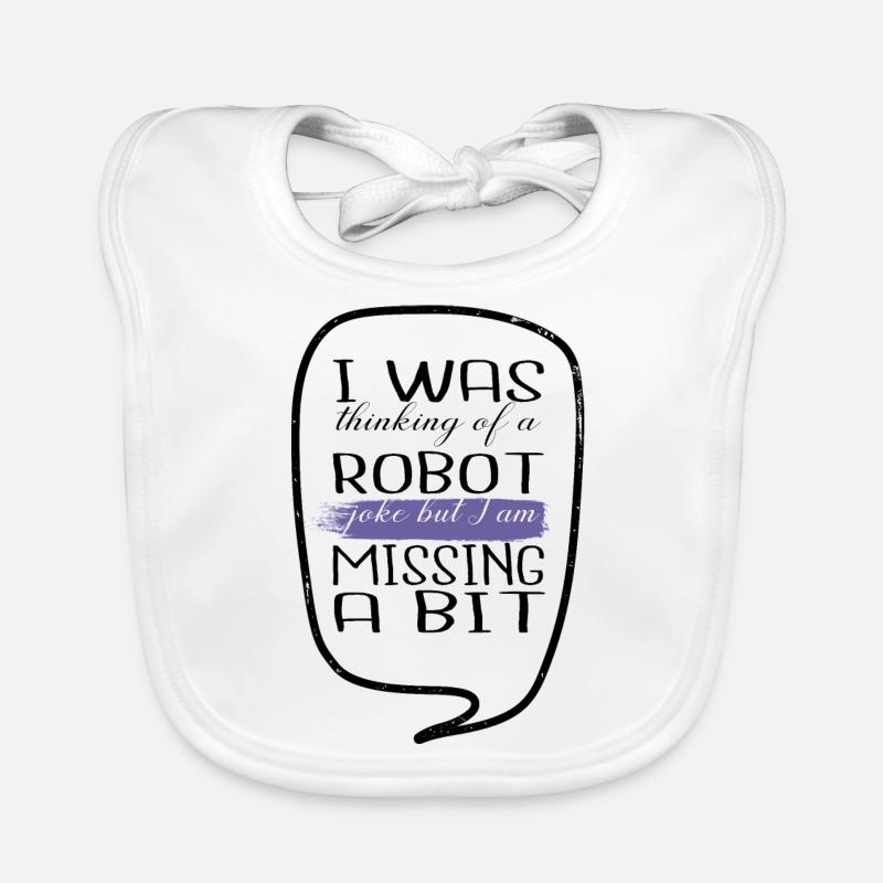 sayings quote artificial intelligence gift Baby Bio-Lätzchen