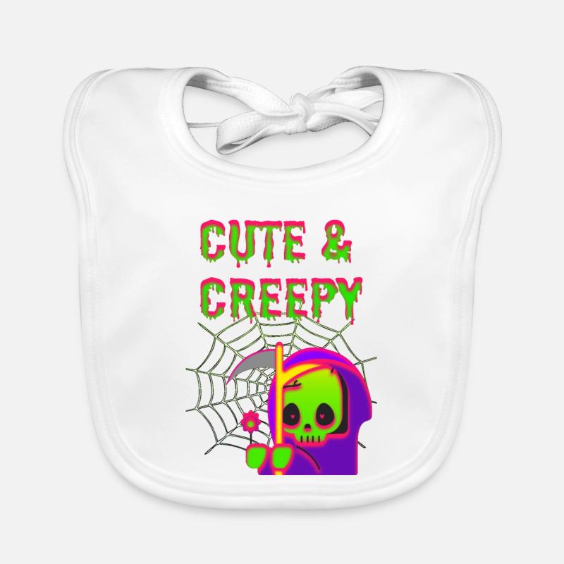 Drôle et mignon Halloween Design / Tshirt Bavoir bio Bébé