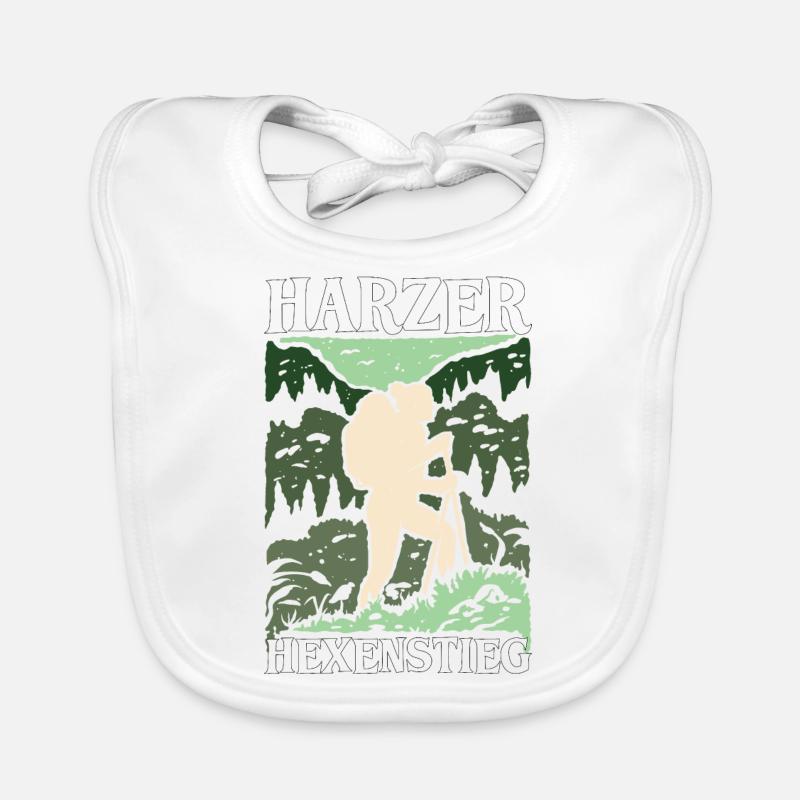 Harzer Hexensteig Harz Wanderung Geschenk Baby Bio-Lätzchen